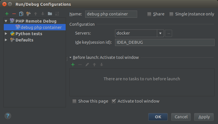 phpstorm xdebug