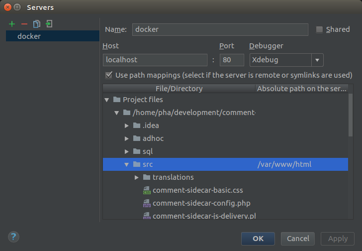 phpstorm debug