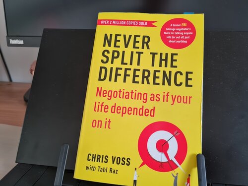 The Book “Never Split The Difference” by Chris Voss